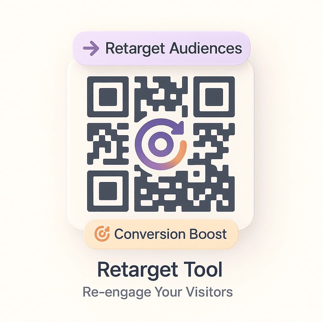 Retarget tool QR code example