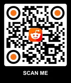 Reddit QR code template preview
