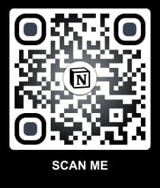 Notion QR code template preview