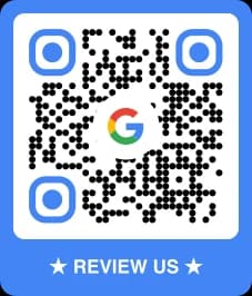 Google reviews QR code template preview