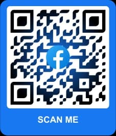 Facebook QR code template preview