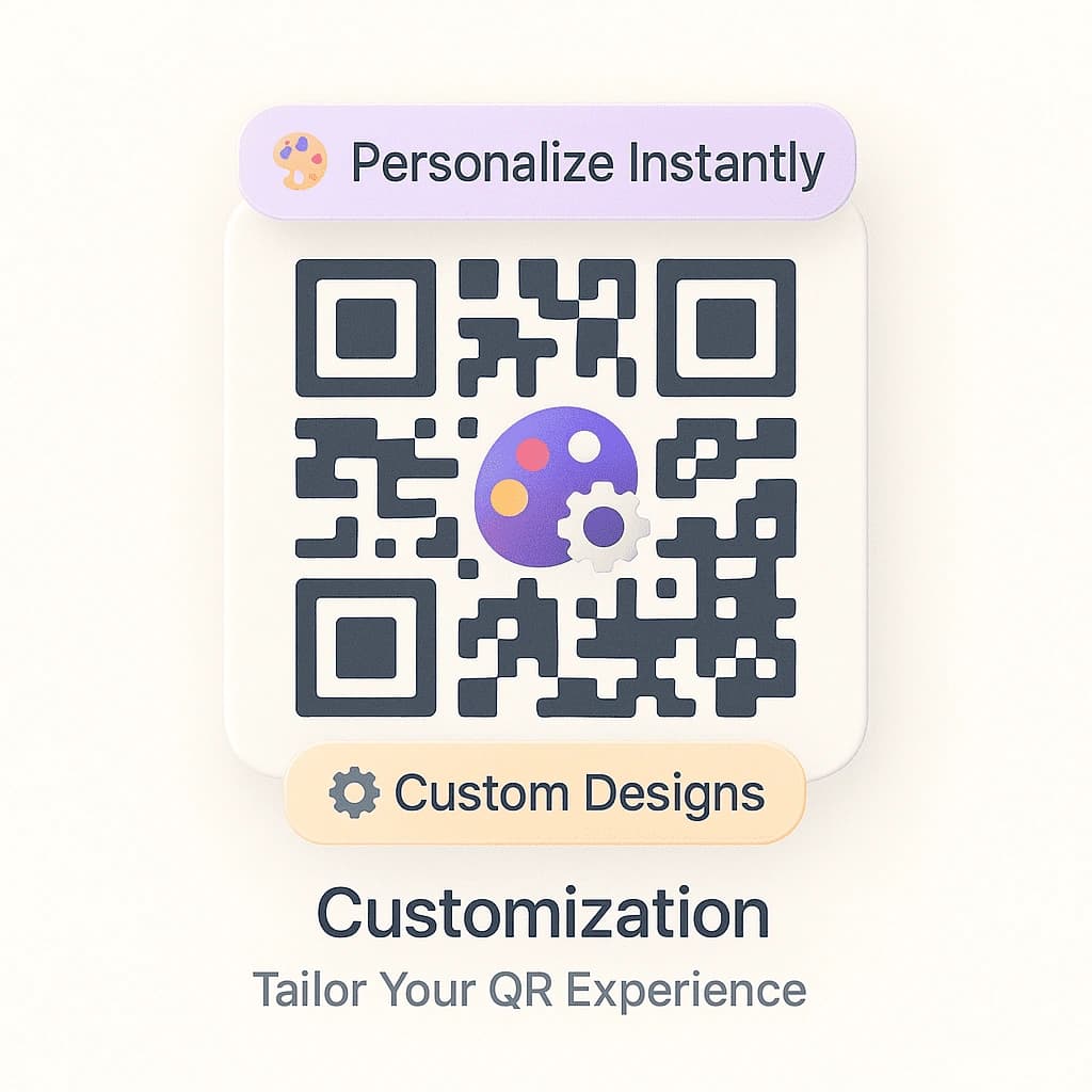 Customization QR code example