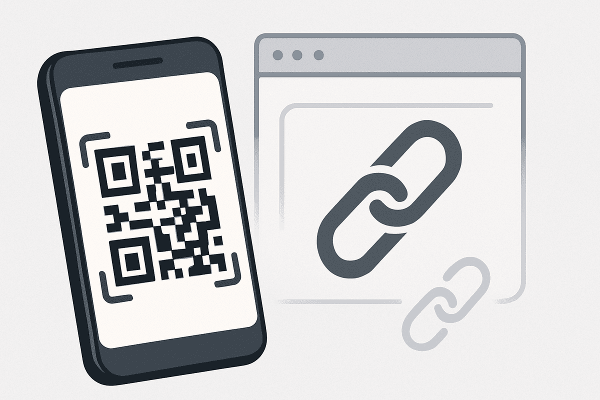 URL QR code example