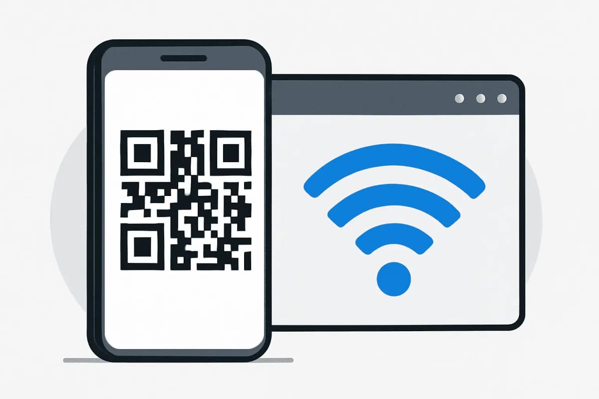 WiFi QR code example