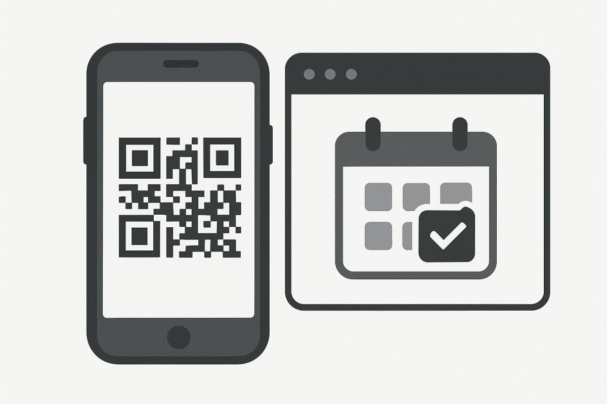 Event QR code example