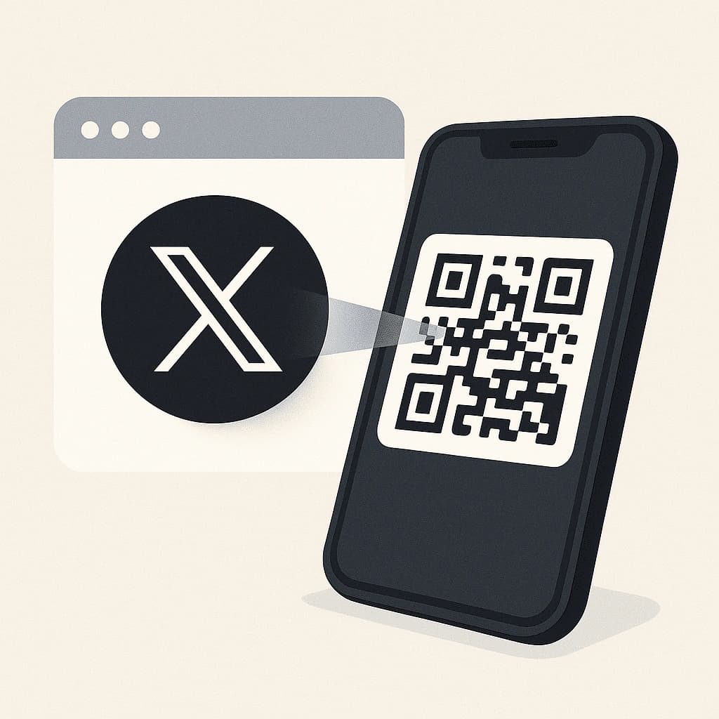 X QR code example