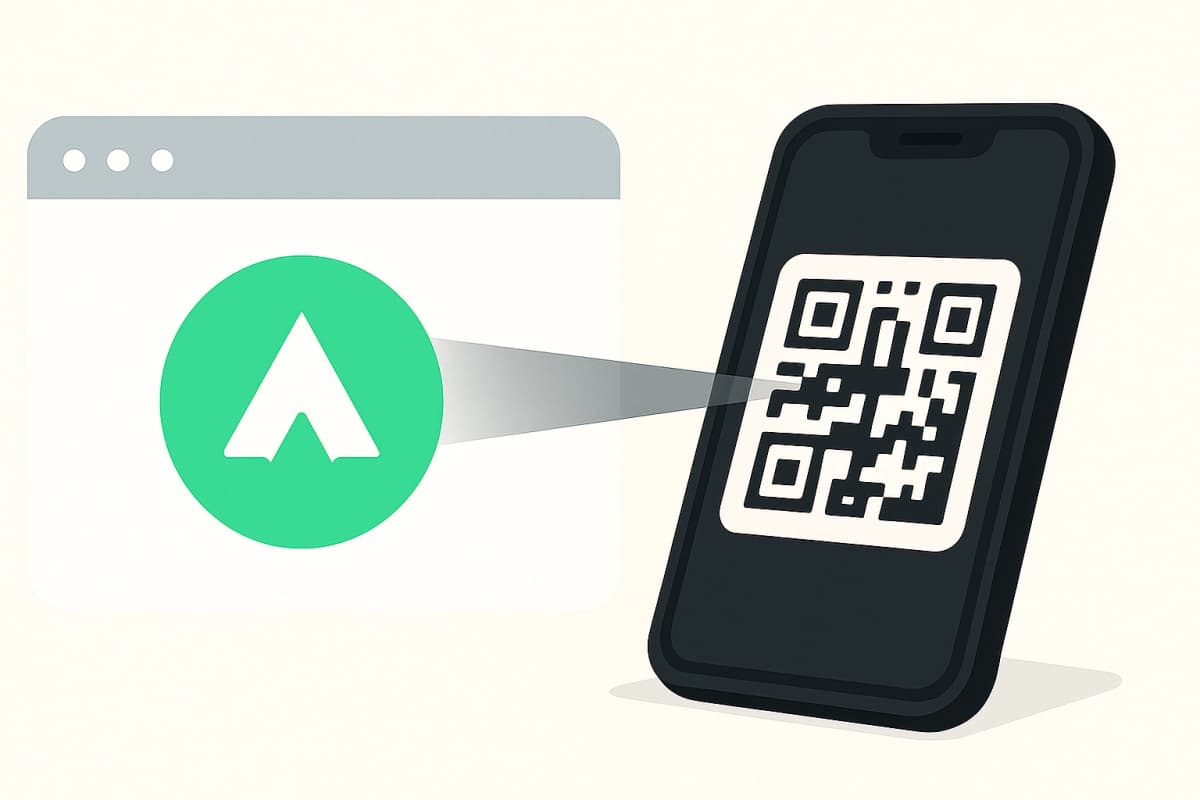 Linktree QR code example