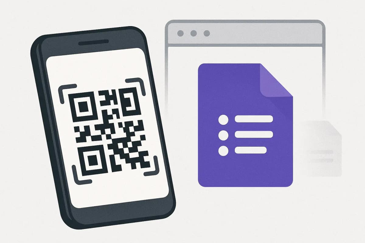 Google Form QR code example